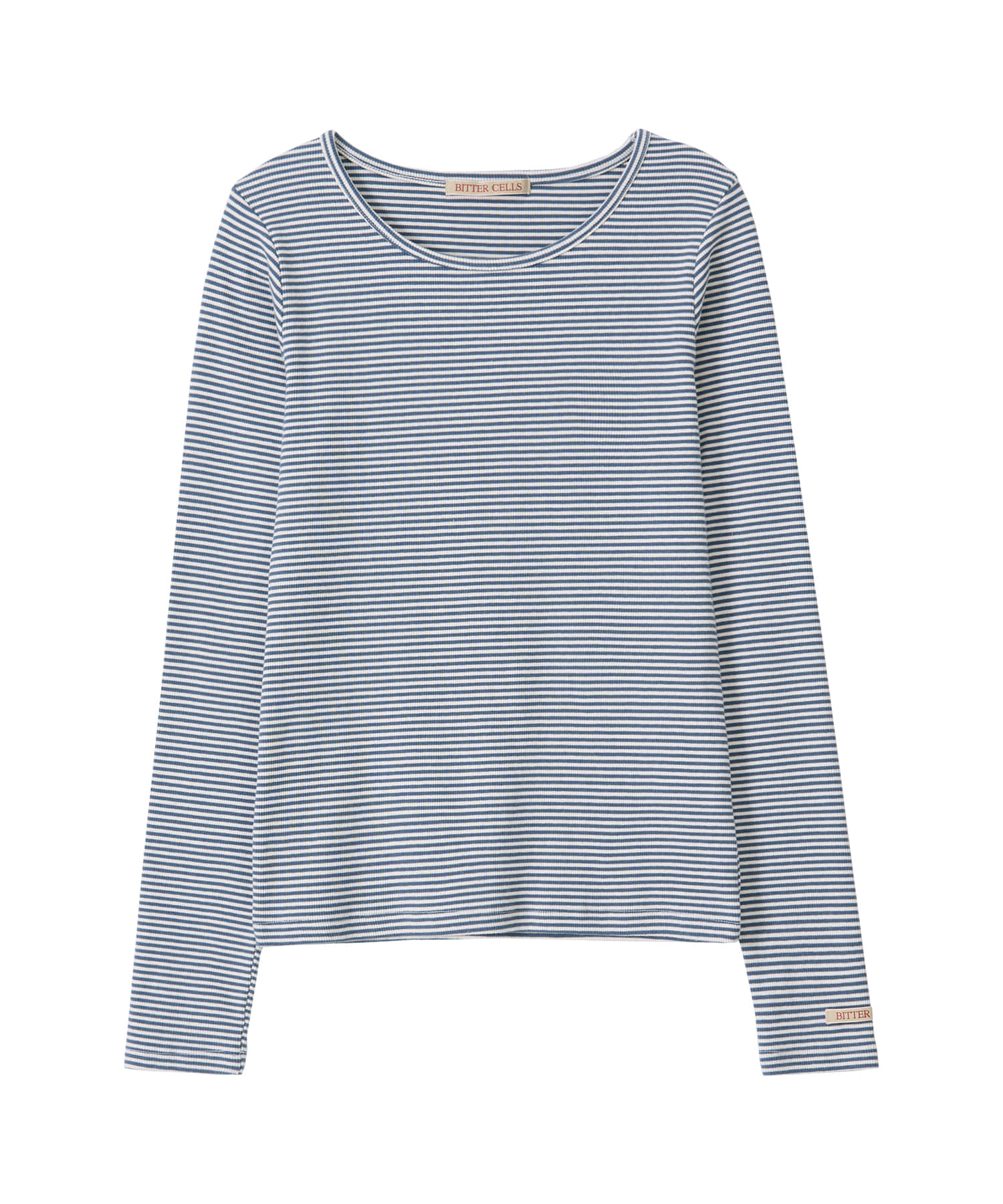 Bitter Cells Essential Golgi Tee - Stripe Blue
