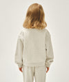 Marithé François Girbaud Kids Wide Boots Cut Crop Sweat Set-Up Oatmeal