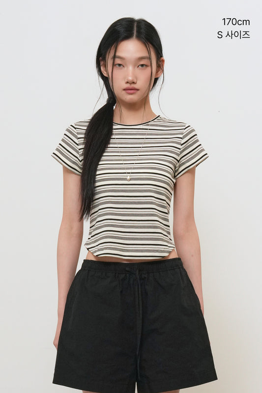 General Idea WOMAN Slim Fit Multi Stripe T-Shirt