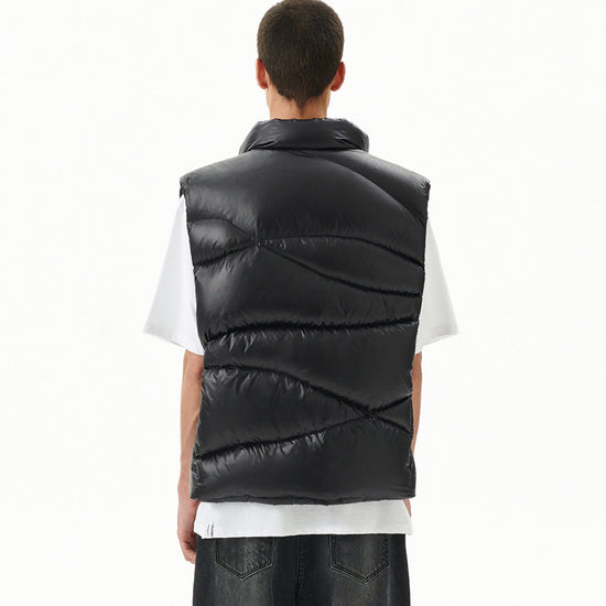 Mahagrid Wavy Down Vest