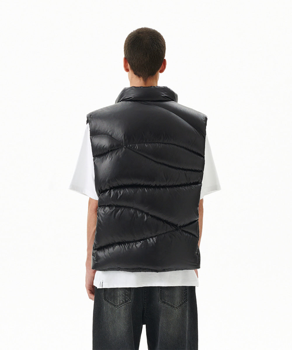 Mahagrid Wavy Down Vest