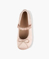 Marithé François Girbaud Kids Round Toe Flats with Scrunchie - Black