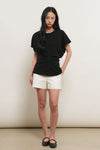 General Idea WOMAN Back Point Drape T-Shirt
