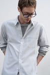 General Idea UNISEX Regular Fit Oxford Stripe Shirt