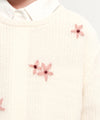 Marithé François Girbaud Kids Flower Knit Pullover