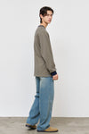 General Idea UNISEX Basic Stripe Long Sleeve Tee