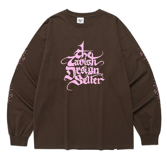 Cavish EMPIRE LONG SLEEVE TEE [BROWN]