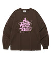 Cavish EMPIRE LONG SLEEVE TEE [BROWN]