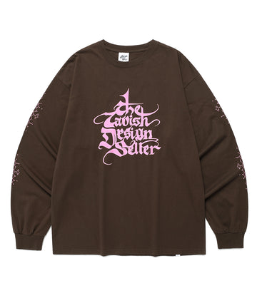 Cavish EMPIRE LONG SLEEVE TEE [BROWN]
