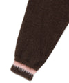 Mahagrid Hairy Collar Knit