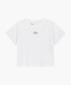 Marithé François Girbaud Marithé SPORT W CLASSIC LOGO CROP TEE navy