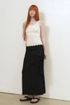 General Idea WOMAN Punching Ruffle Sleeveless Cardigan Set