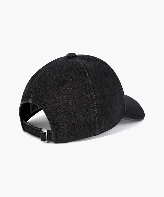 Marithé François Girbaud PIGMENT SMALL CLASSIC LOGO CAP washed black