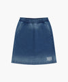 Marithé François Girbaud Kids Classic Logo Midi Sweat Skirt in Oatmeal