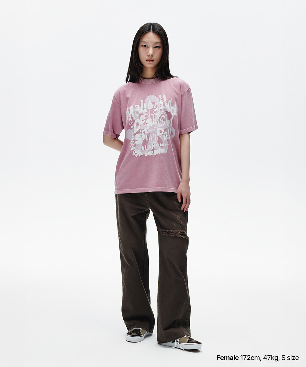 Mahagrid Flower Star Pigment Tee