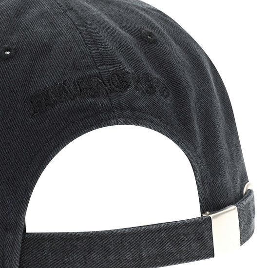 Mahagrid Washed Raw Cut Mahagrid Cap in Black