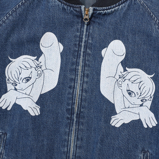 Nice Ghost Club New Heaven Denim Souvenir Jacket