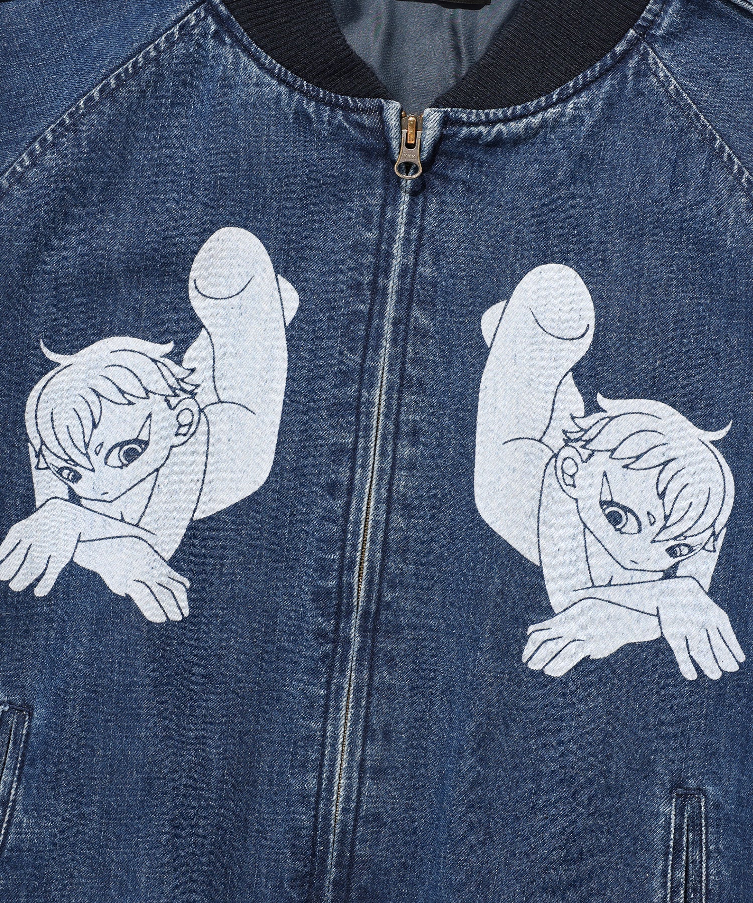 Nice Ghost Club New Heaven Denim Souvenir Jacket
