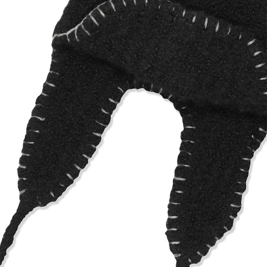 Mahagrid Stitch Earflap Hat