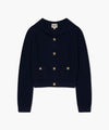 Marithé François Girbaud W SAILOR RIB KNIT CARDIGAN