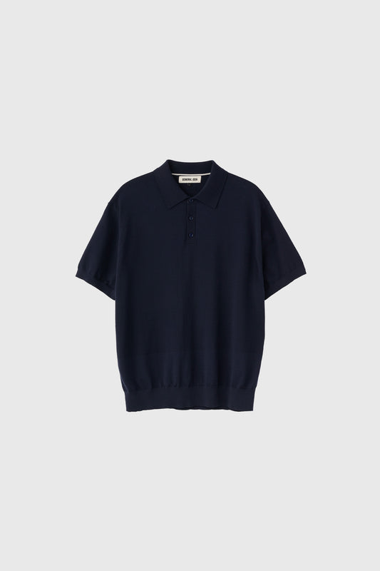 General Idea MAN Essential Collar Neck Half Knit
