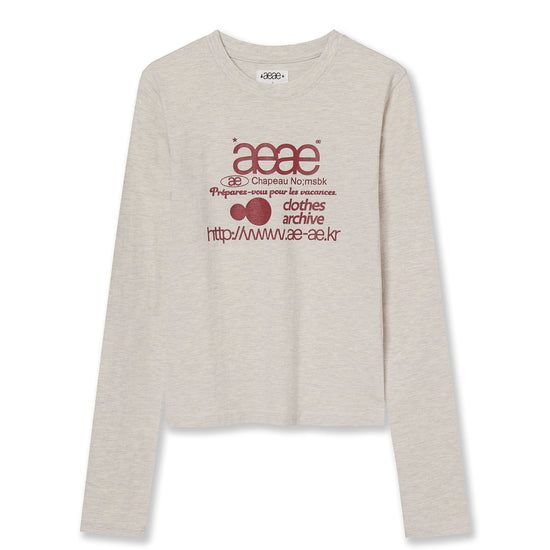 AEAE Web Logo Crop Long Sleeve