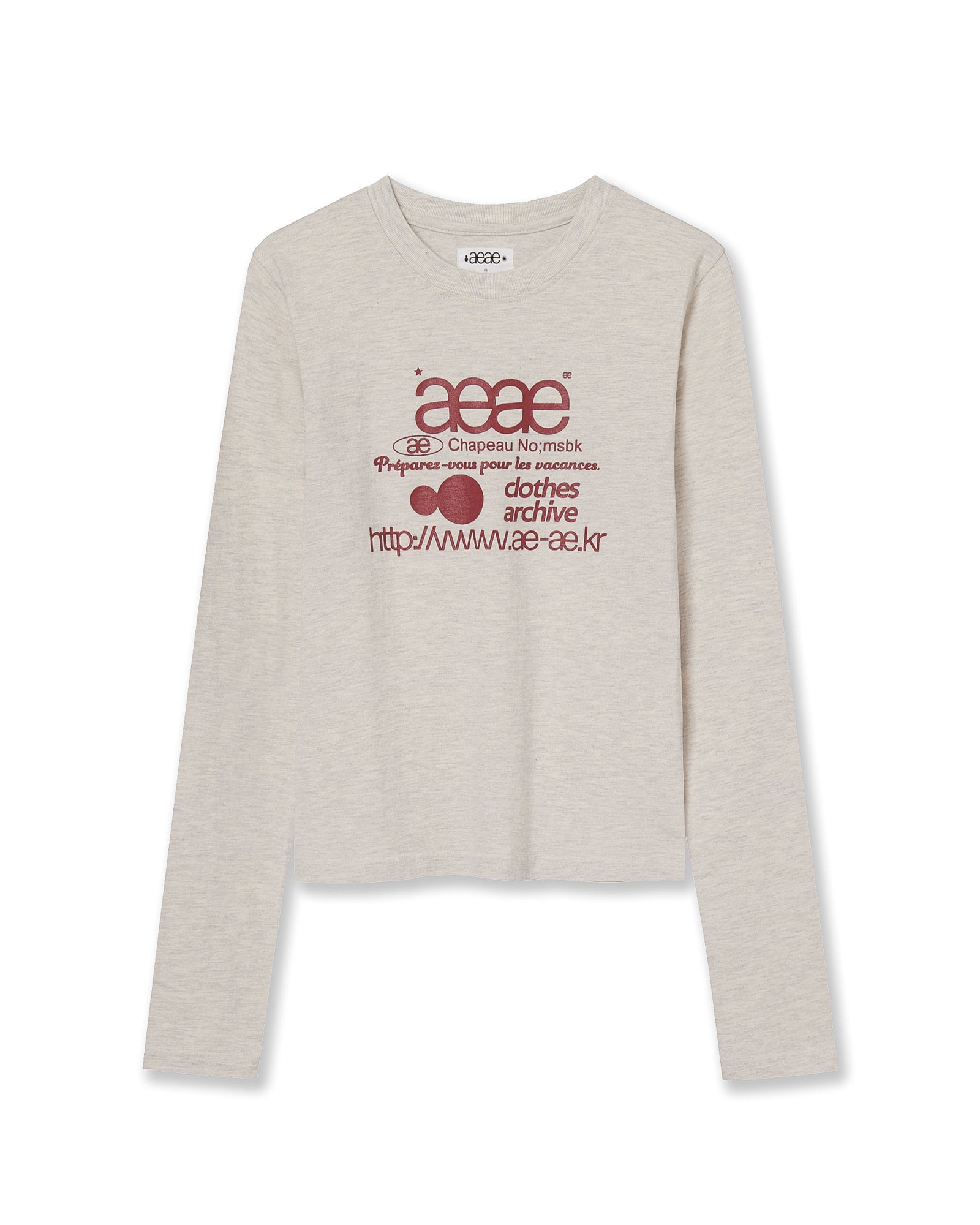 AEAE Web Logo Crop Long Sleeve