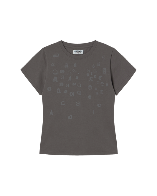 AEAE Scattered Letter Tee