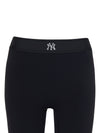 MLB Women's Basic Band Logo Point Bike Shorts