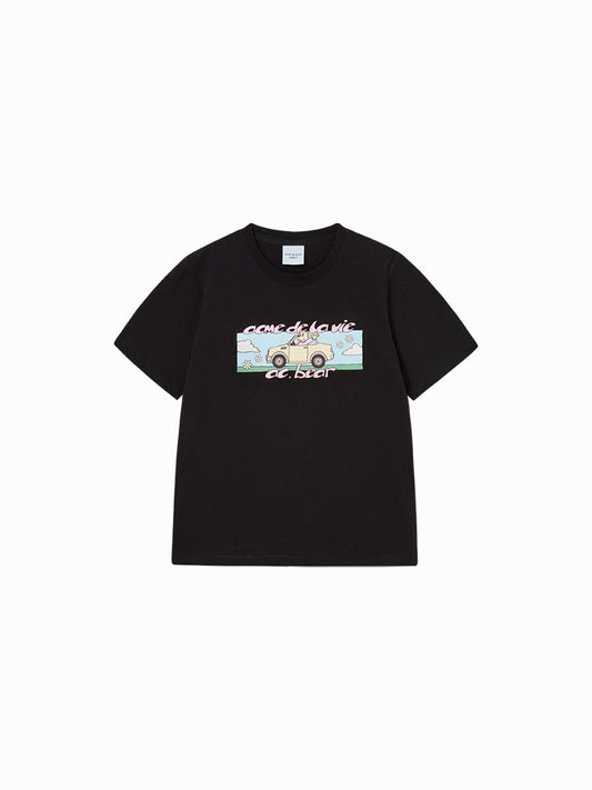 ADLV Woman Happy Driver Short Sleeve T-Shirt