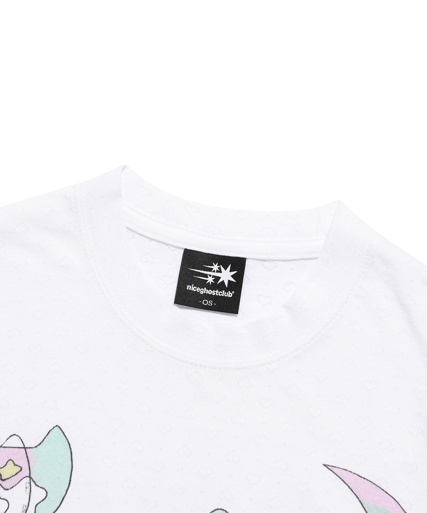 Nice Ghost Club Mimichan Stardust Foam Tee [White]