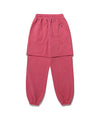 Nice Ghost Club Pigment Layered Sweat Pants [Red]