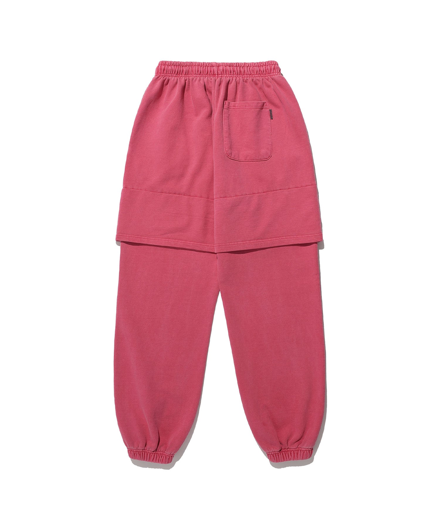 Nice Ghost Club Pigment Layered Sweat Pants [Red]