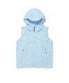 Cavish Women's Hooded Vest Wind Breaker [Sky Blue]