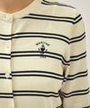 Marithé François Girbaud W STRIPE KNIT CARDIGAN