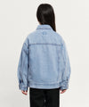 Marithé François Girbaud Kids Over Fit Denim Trucker Jacket Blue