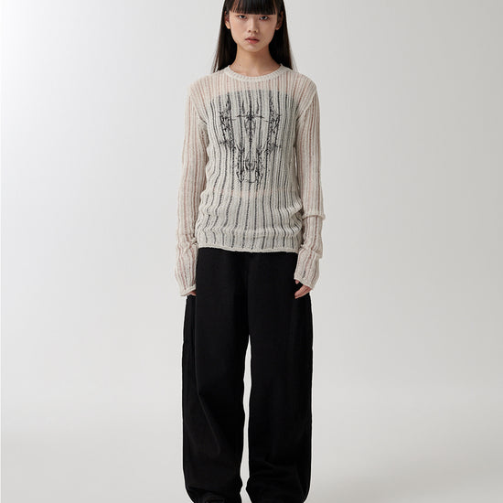 Mahagrid Tattoo Crochet Knit