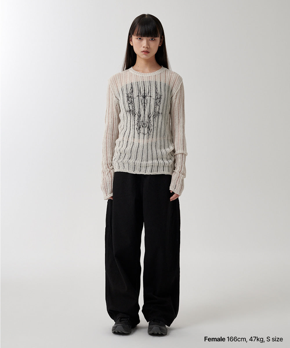 Mahagrid Tattoo Crochet Knit