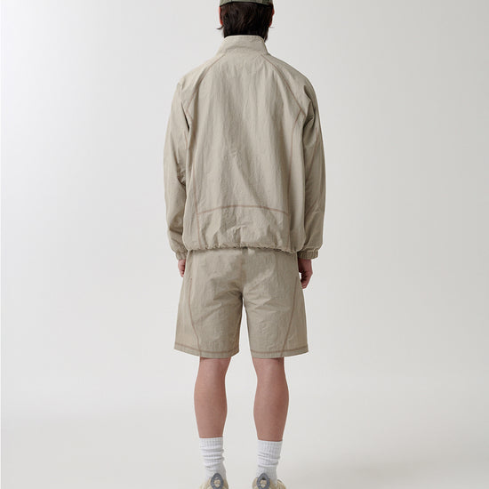 Mahagrid Cover Stitch Nylon Track Short