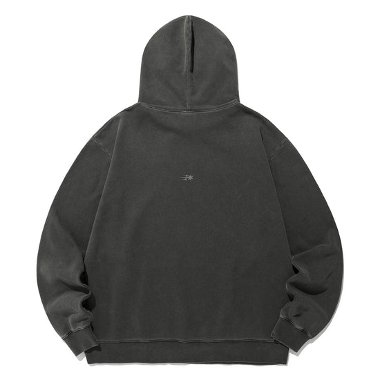 Nice Ghost Club Fantasia Mickey Mouse Pigment Hoodie in Charcoal