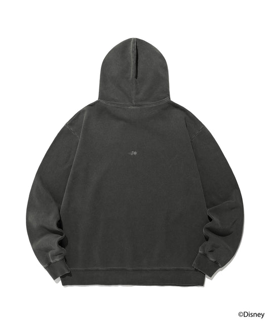 Nice Ghost Club Fantasia Mickey Mouse Pigment Hoodie in Charcoal