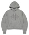 Mahagrid Raw Cut Pray Crop Hoodie