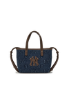MLB Classic Monogram Denim Embo Mini Cross Bag