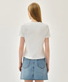 Marithé François Girbaud [REGEN] W FRENCH FRUIT SHOP GRAPHIC TEE white