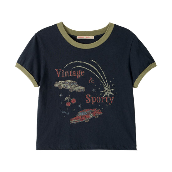 Bitter Cells Vintage Car Ringer Tee