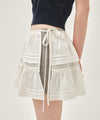 Marithé François Girbaud W Layered Ruffle Skirt