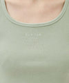 Marithé François Girbaud W REGULAR LOGO SLEEVELESS