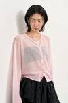 General Idea WOMAN Packable Sheer Long Sleeve Cardigan