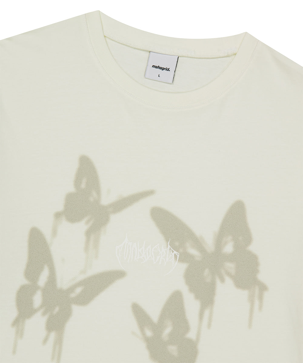 Mahagrid Pigment Butterfly Goth Tee