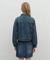 Marithé François Girbaud Women's Denim Tuck Detail Jacket